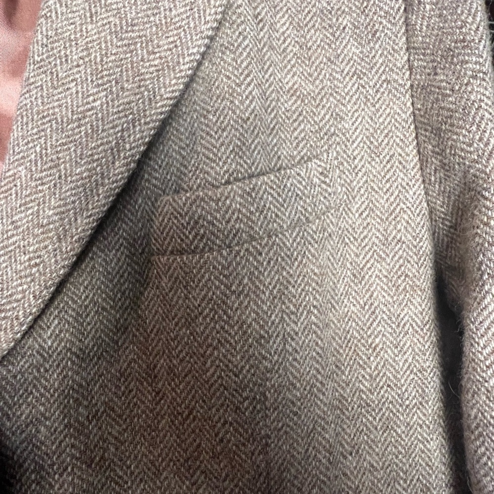 Vintage Lauren Ralph Lauren Tan Blazer with Notched Lapels 100% Wool - Picture 12 of 12